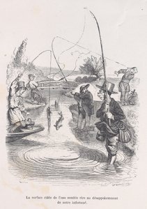 波打つ水は私たちの不幸をあざ笑っているようです。 1843年、『リトル・ミザリー・オブ・ヒューマン・ライツ』より