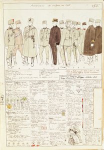 イタリア王国のユニフォーム・バリエーション、カラー図版：Quinto Cenni