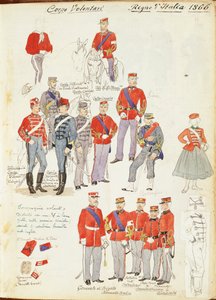 イタリア王国陸軍義勇軍団の制服（クイント・チェンニ作）カラー版