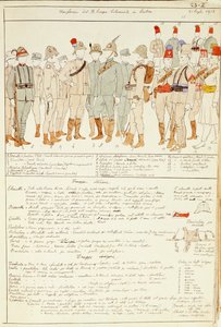 エリトリアに駐留するイタリア王国植民地軍の王立部隊の制服（カラー版、Quinto Cenni撮影 作： Quinto Cenni
