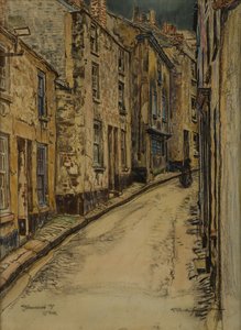 St Andrews Street, St Ives (ミクスト メディア) 作： R. Borlase Smart