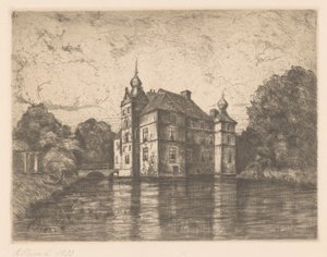 Kasteel De Cannenburgh (オブジェクトの元のタイトル) 作： R. Cleve (signed by artist)
