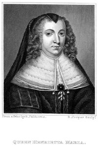 ヘンリエッタマリア1609-1669。 19世紀のチャールズ1世1600年から1649年までの女王の配偶者。 作： R. Cooper