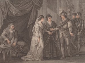 トロワ条約の締結、イングランド王ヘンリー 5 世が大統領を受け取る場所、1788 年。 作： R. Gerard