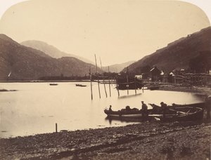ロング ヘッド湖、1856 年。 作： R. H. Henry