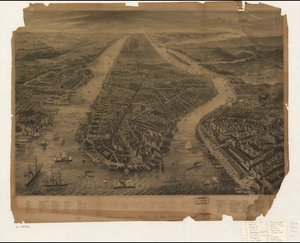Prämie zum sechszehnten Bande des New Yorker Belletristischen [Jo]urnals. LC Panoramic maps (2nd ed.), 594.7 Available also through the Library of Congress Web site as a raster image. Indexed for points of interest. LC copy imperfect   1418751   ja       j