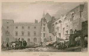 ウェストミンスターの貴族院の遺跡 作： R. W. Billings