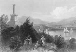 コシチューシコの墓、1837年。 作： R. Young