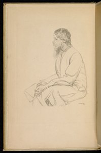 ギタンジャリ歌の供物の口絵 作： Rabindranath Tagore