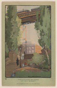 110番街の高架鉄道 作： Rachael Robinson Elmer