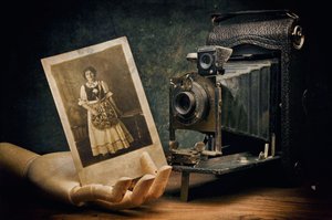 ビンテージカメラで撮ったポートレート 作： 