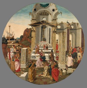 三王礼拝 作： Raffaello Botticini