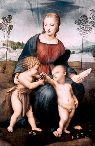 ゴールドフィンチのマドンナ、1507 作： Raffaello Sanzio Raphael