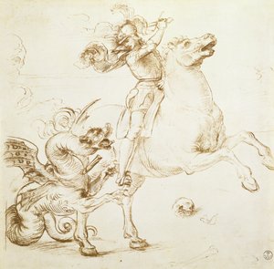 セントジョージとドラゴン 作： Raffaello Sanzio Raphael