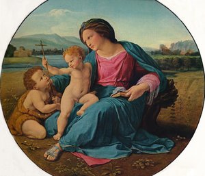 アルバマドンナ、1510年 作： Raffaello Sanzio Raphael