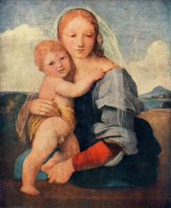 塔のマドンナ、1509-1511、c1912 作： Raffaello Sanzio Raphael