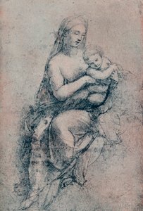 聖母子、マドンナディフォリーニョの研究、c1511。 1903