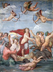 ガラテアの勝利、c。 1512 作： Raffaello Sanzio Raphael