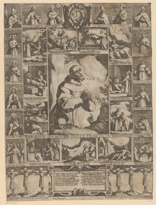 アッシジの聖フランチェスコの生涯 作： Raffaello Schiaminossi (possibly)
