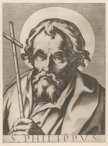 聖フィリップ 聖フィリップ (オブジェクトのタイトル) Christ, Mary en de twaalf apostelen (シリーズタイトル) 聖使徒大学（シリーズタイトル） 作： Raffaello Schiaminossi