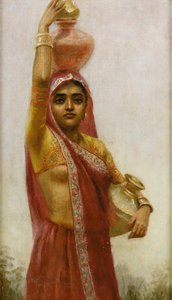 ヴィレッジベル（キャンバスに油彩） 作： Raja Ravi Varma