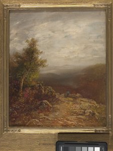 雲の上 (キャンバスに油彩) 作： Ralph Albert Blakelock