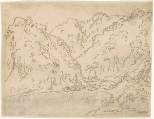 クリア クリーク キャニオン、ロッキー山脈、コロラド州 作： Ralph Albert Blakelock