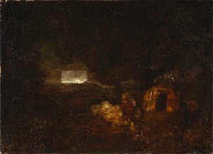 カヌービルダーズ 作： Ralph Albert Blakelock