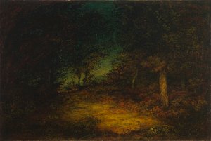 ウッドインテリア 作： Ralph Albert Blakelock