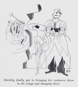 アニータ・ルース著「But Gentlemen Marry Brunettes」のイラスト（リトグラフ版