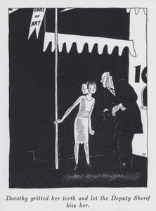 アニータ・ルース著「But Gentlemen Marry Brunettes」のイラスト（リトグラフ版 作： Ralph Barton
