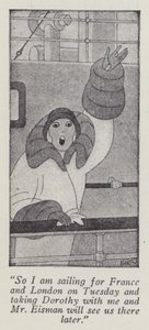 アニタ・ルースの「紳士は金髪がお好き」のイラスト（リトグラフ版