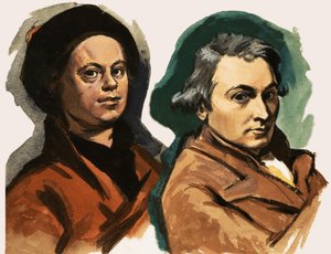 ウィリアム・ホガースとジョージ・ロムニー 作： Ralph Bruce