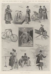 クリスタルパレスと農業ホールでの自転車とモーターショー 作： Ralph Cleaver