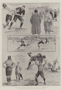 12月15日、ブリストルでのノース対サウスサッカーの試合 作： Ralph Cleaver