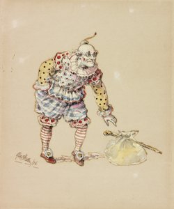 バンドルを盗むビリーパービス、1876年（紙と鉛筆） 作： Ralph Hedley