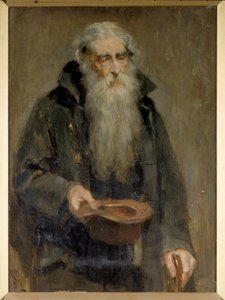 盲目の乞食、1897 作： Ralph Hedley