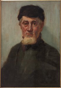 ラルフ・クルクシャンクスの肖像 作： Ralph Hedley