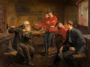 ベテラン、1896 作： Ralph Hedley