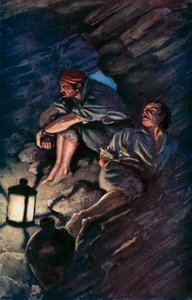 ダニエル・デフォーによるロビンソン・クルーソーのイラスト（カラーリソ） 作： Ralph Noel Pocock