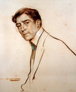 アレクサンドル・ド・リケル（1856-1920）の肖像 作： Ramon Casas i Carbo