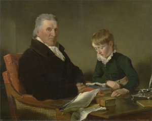 フランシスノエルクラークマンディと彼の孫、ウィリアムマンディ 作： Ramsay Richard Reinagle