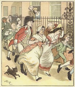 狂犬の死に関するエレジー 作： Randolph Caldecott