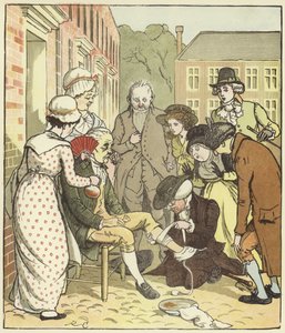 狂犬の死に関するエレジー 作： Randolph Caldecott