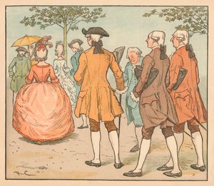 彼女の愛が求められた... 20ボー以上で、c1885、1934。 作： Randolph Caldecott