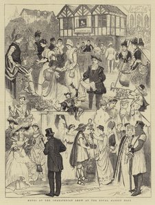 ロイヤルアルバートホールのシャクスペリアンショーでのメモ 作： Randolph Caldecott