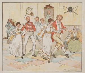 The Soldier and his Bride（The Hey Diddle Diddle Picture Book, pub.1882より）（カラー印刷