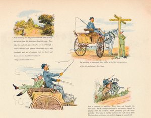 ドッグカートの奇妙な冒険、1888、1946 作： Randolph Caldecott