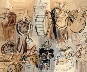メキシコ管弦楽団、レイモン・ピカウ・スタジオ、オーブッソン 作： Raoul (after) Dufy