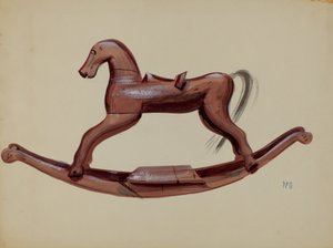 趣味の馬のおもちゃ 作： Raoul Du Bois